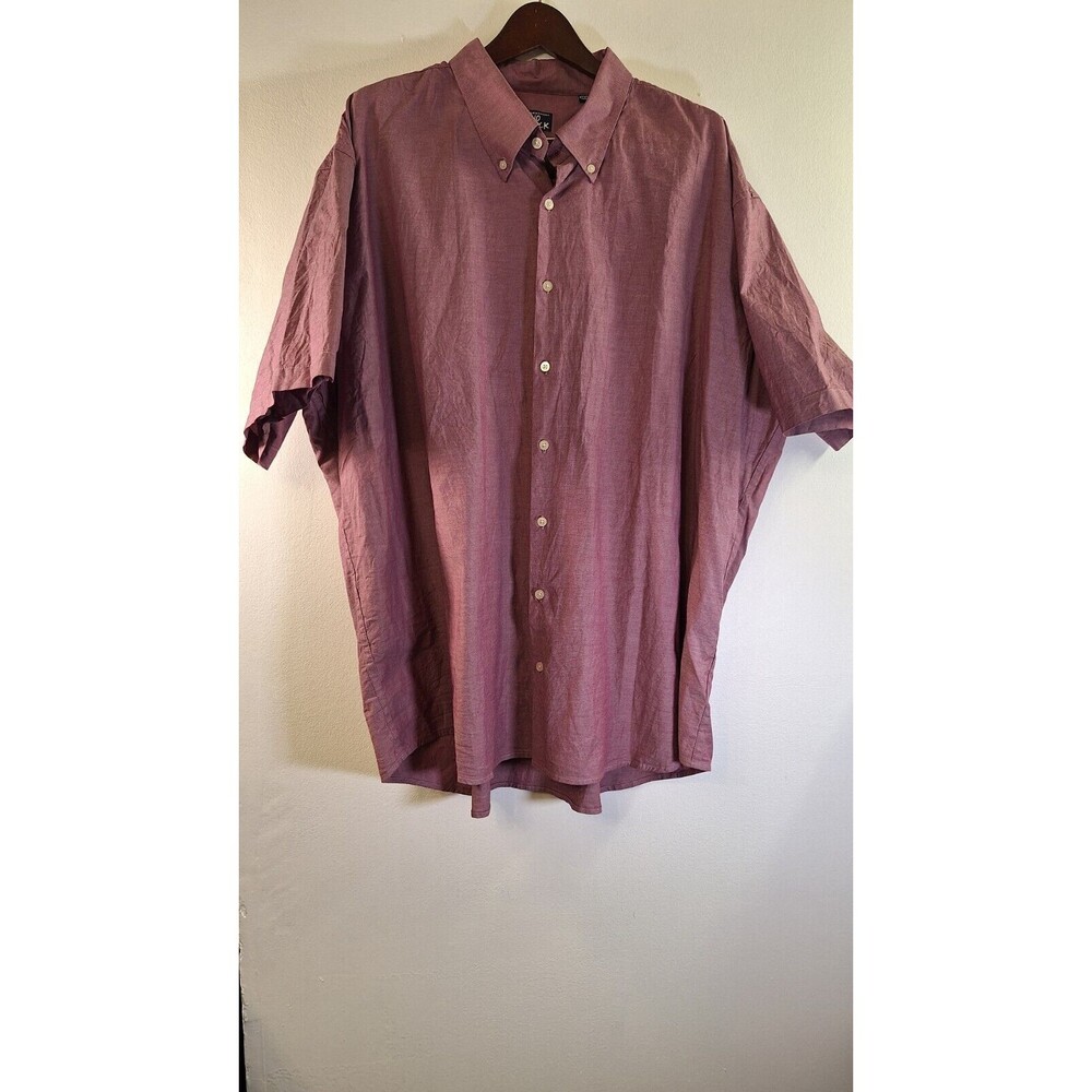 WESTPORT‎ NO TUCK Short Sleeve Stretch Cotton Oxford Sport Shirt Men's 4XMT Work